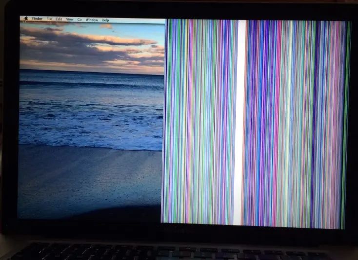 Laptop screen weird colors and lines: how to fix? laptop screen weird colors and lines