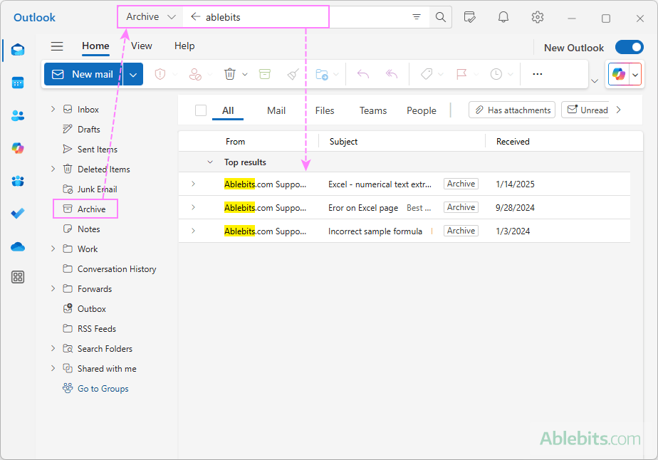 How to Locate Files That Were Archived? image 8