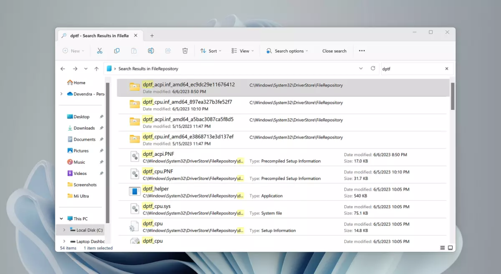 How to Disable or Enable Intel DPTF? image 3